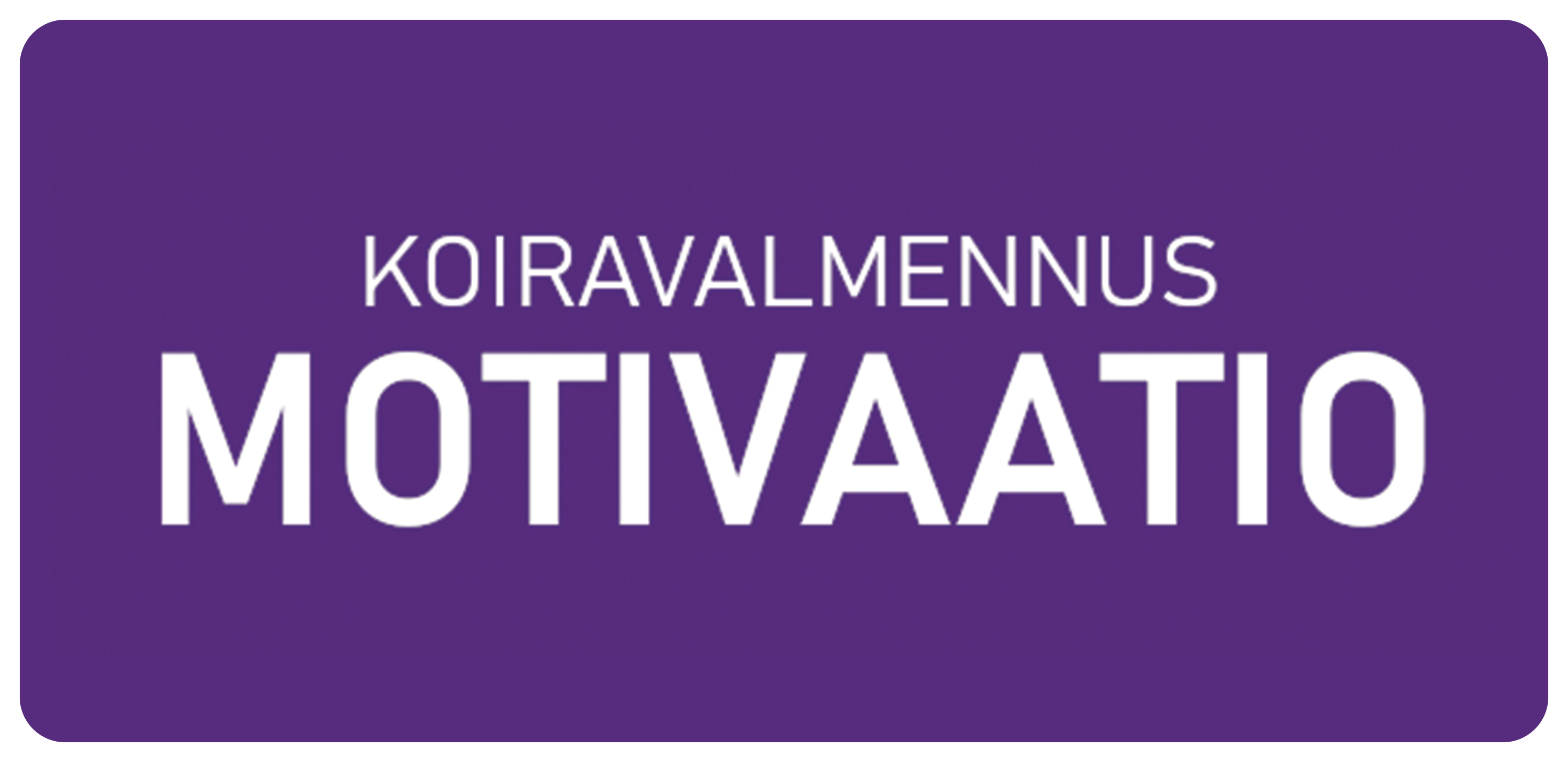 Koiravalmennus Motivaatio logo