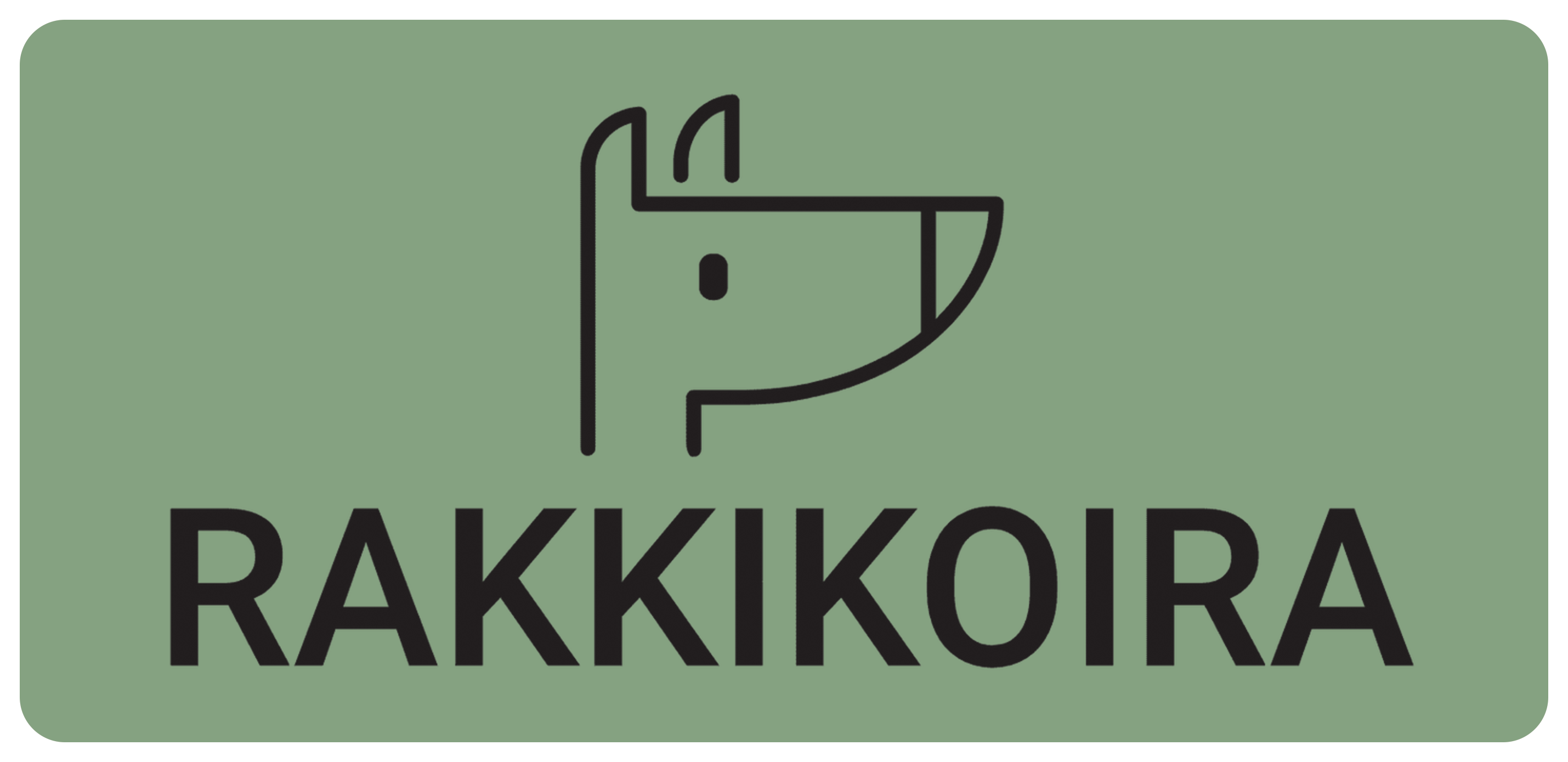 Rakkikoira logo